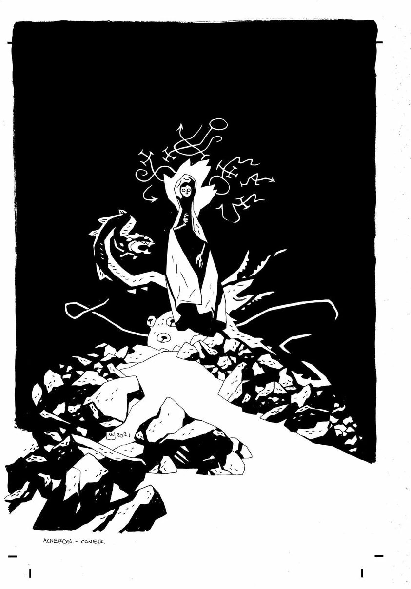 Sir Edward Grey: Acheron
Mike Mignola's inks