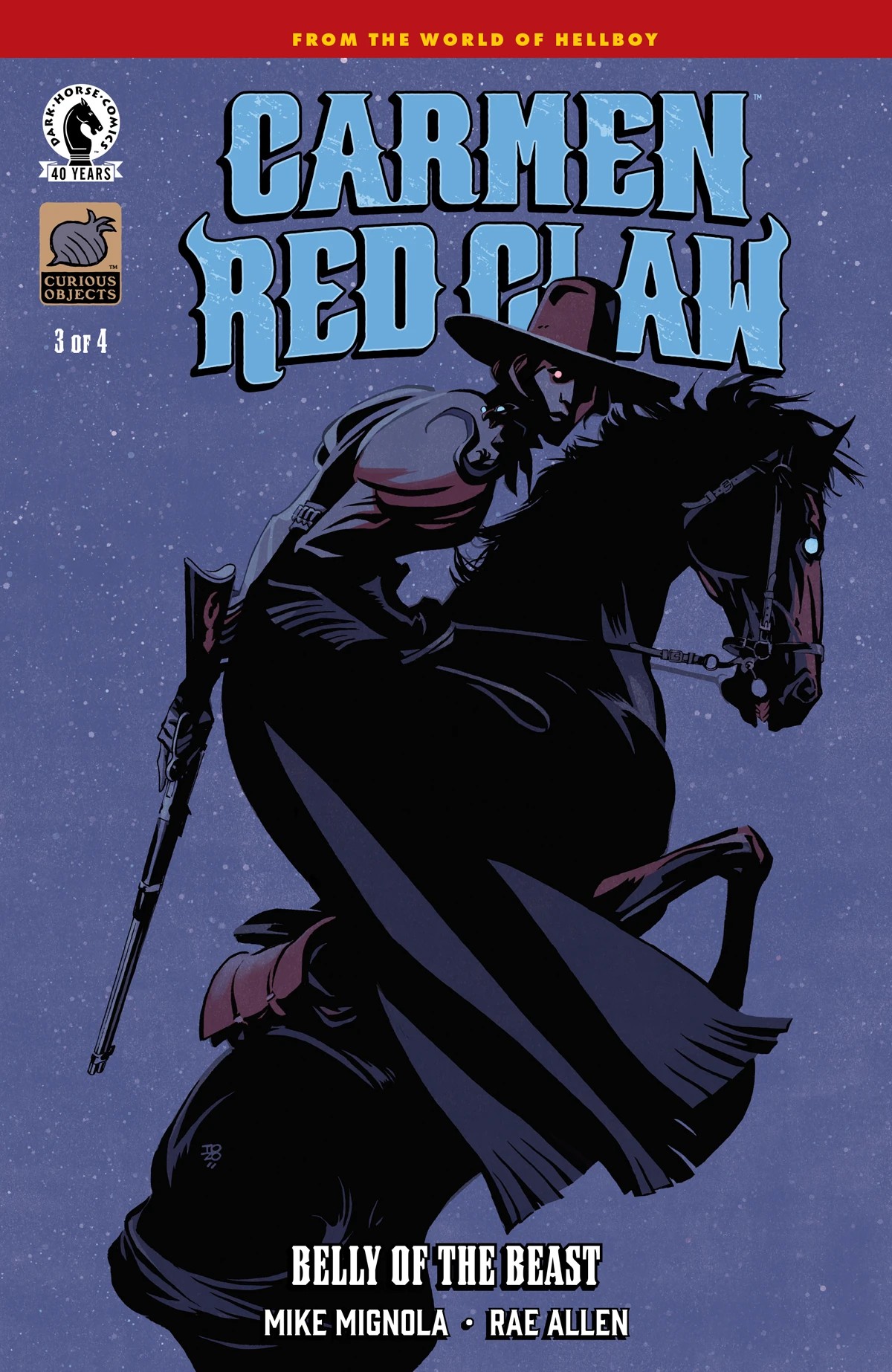 Carmen Red Claw:
Belly of the Beast #3
variant cover by Tonci Zonjic