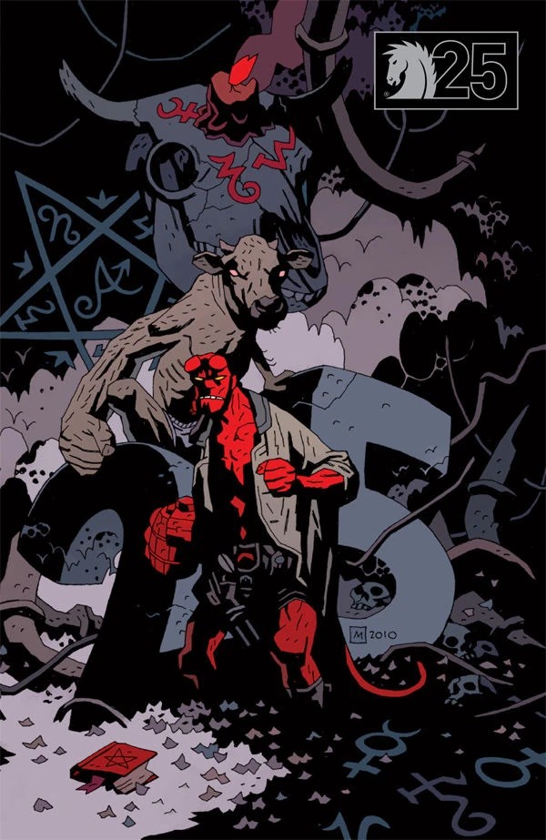 Dark Horse 25th anniversary variant by Mike Mignola