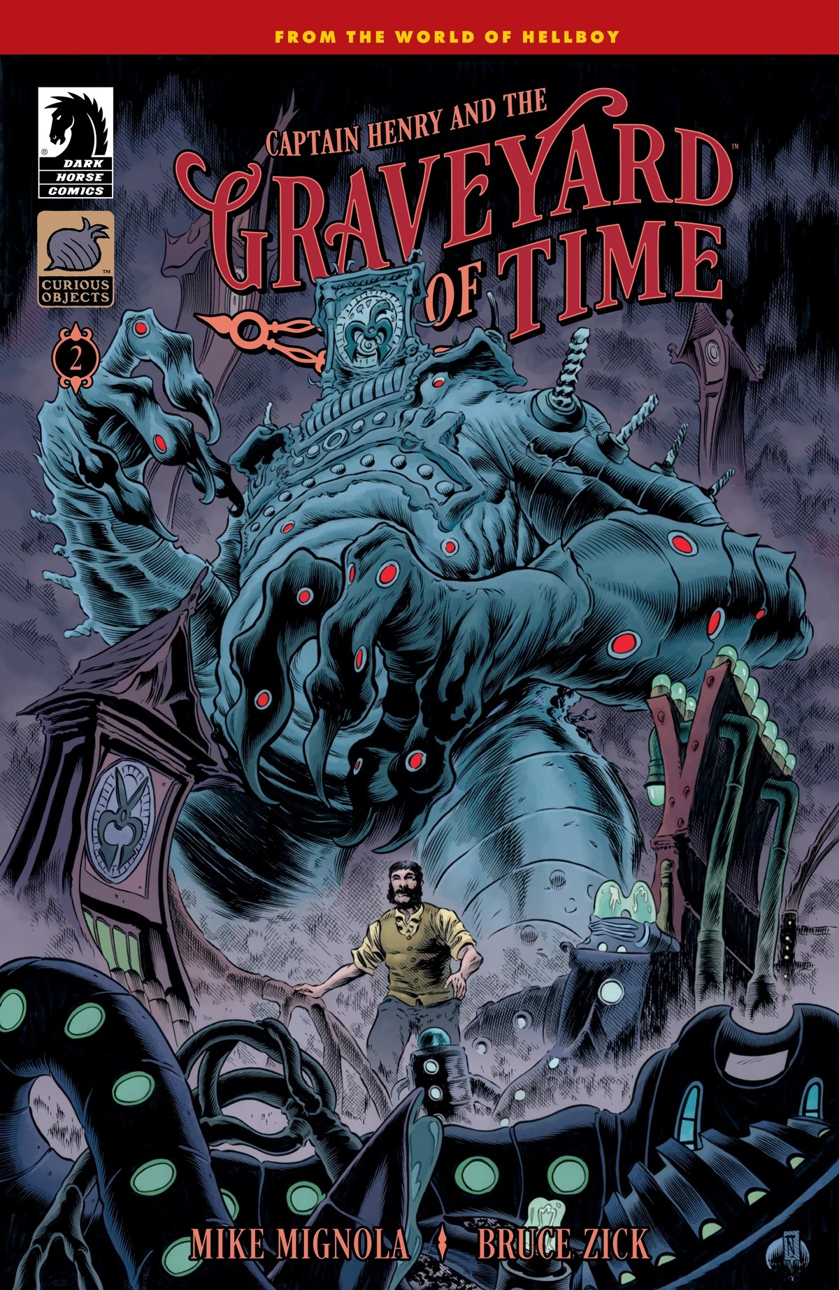 Captain Henry and the Graveyard of Time #2
variant cover by Troy Nixey