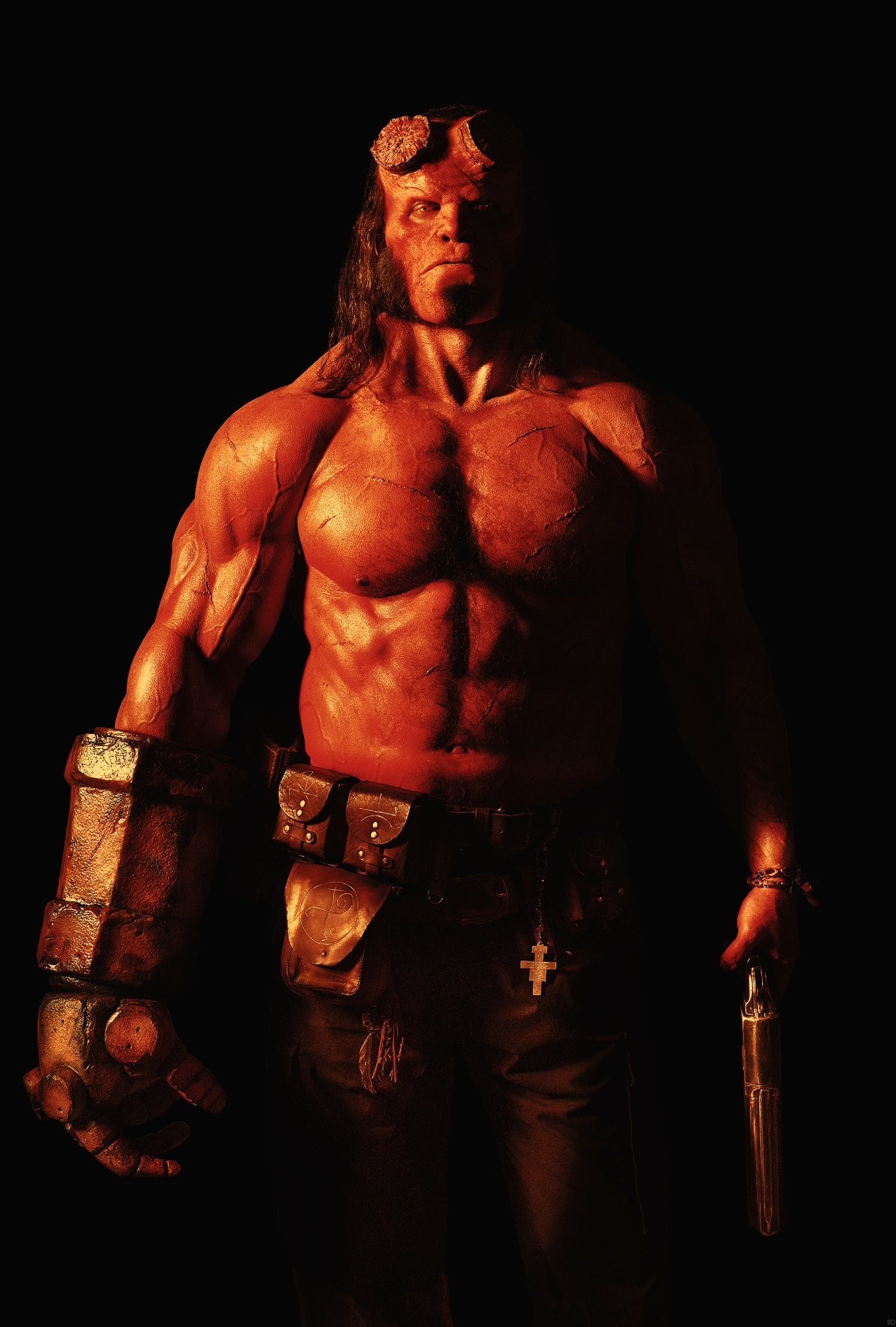 David Harbour 在 2019 年电影中饰演地狱男爵