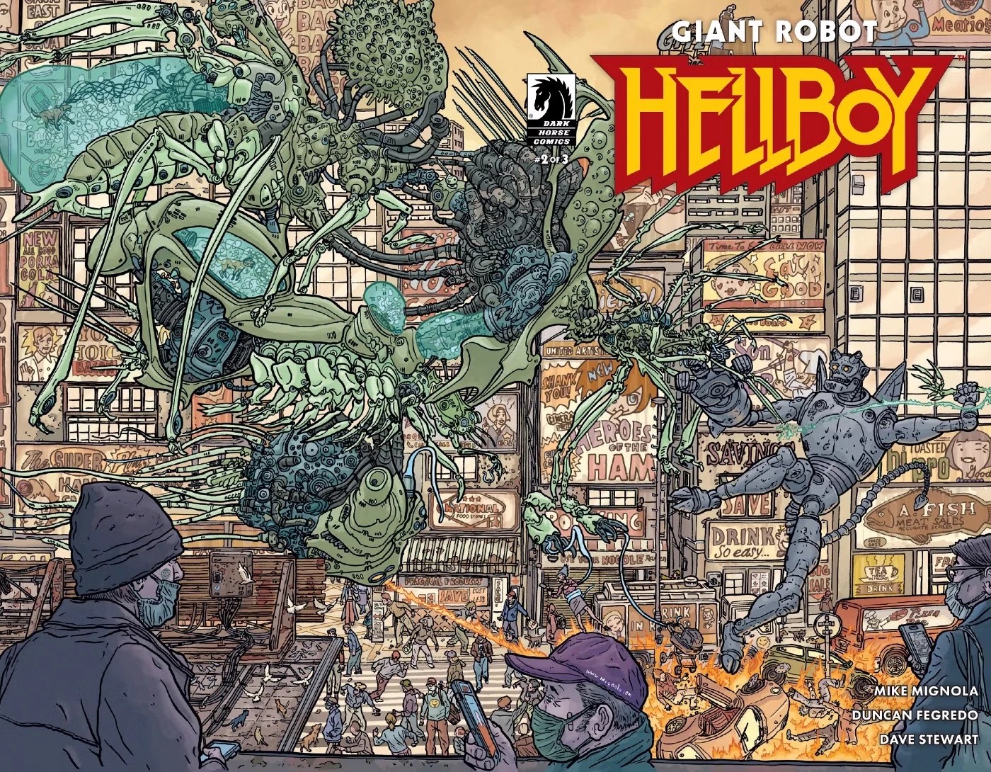 Issue #2
variant cover by Geof Darrow
colors by Dave Stewart
