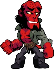 《Brawlhalla》中的“地狱男爵”皮肤。