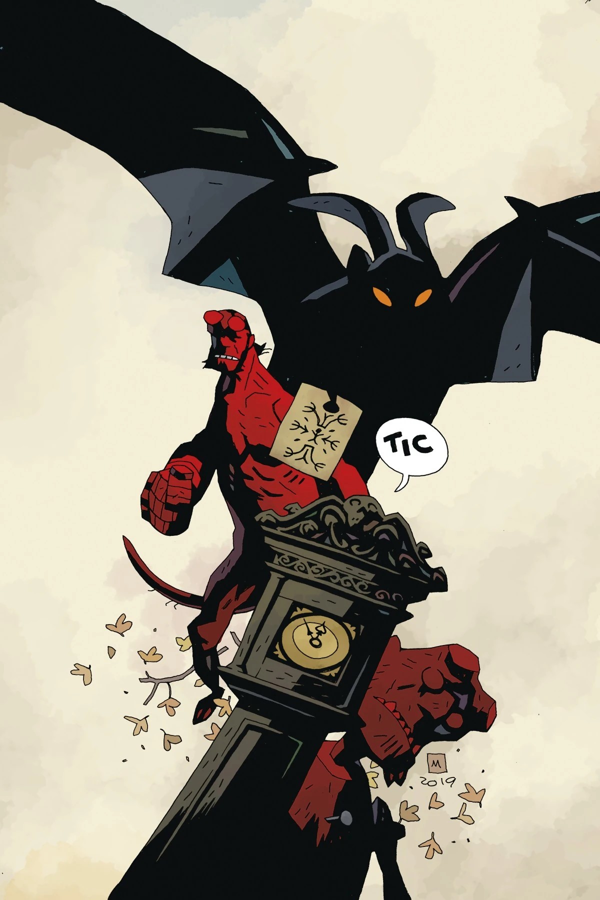 Hellboy and the B.P.R.D.:
Her Fatal Hour and The Sending
Mike Mignola variant cover