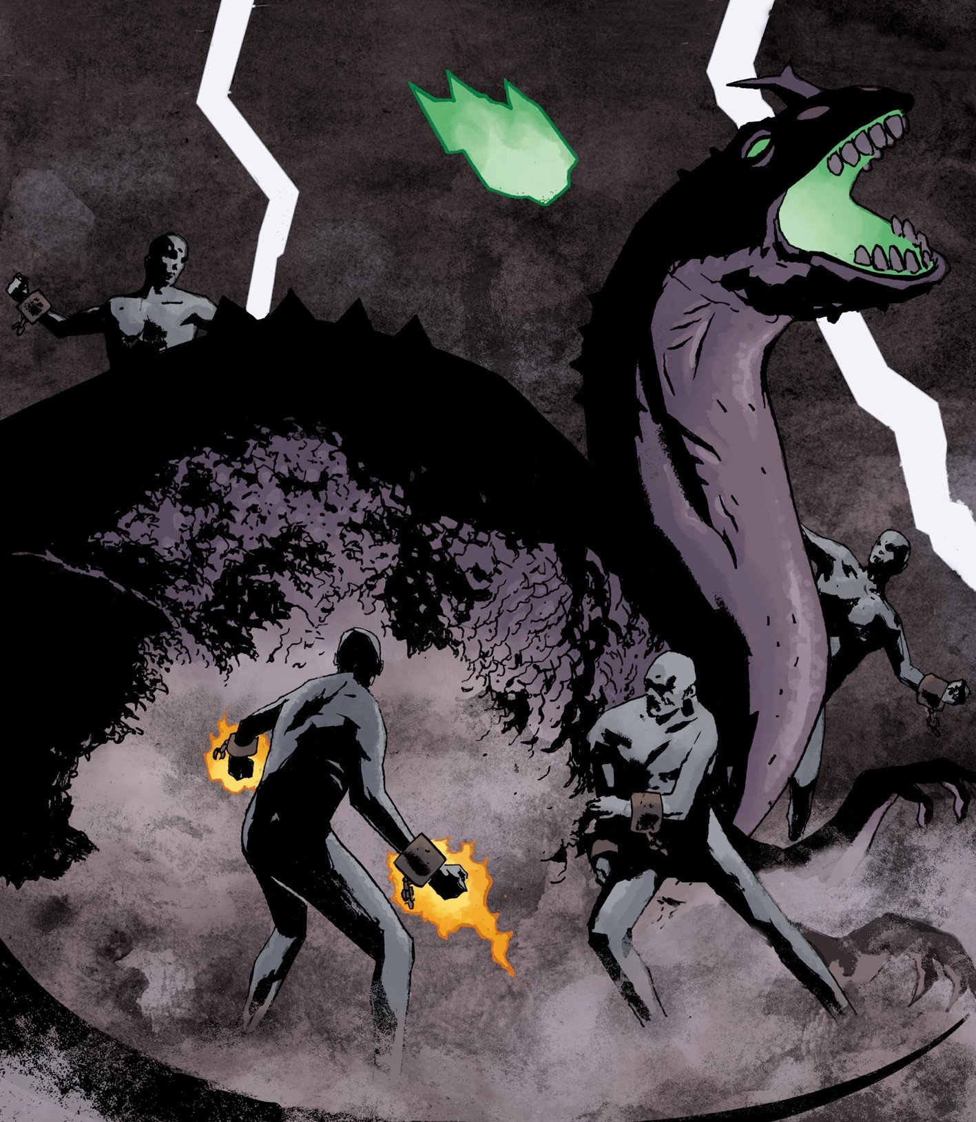 Revenge on Anum & the watchers for imprisoned him and his six siblings