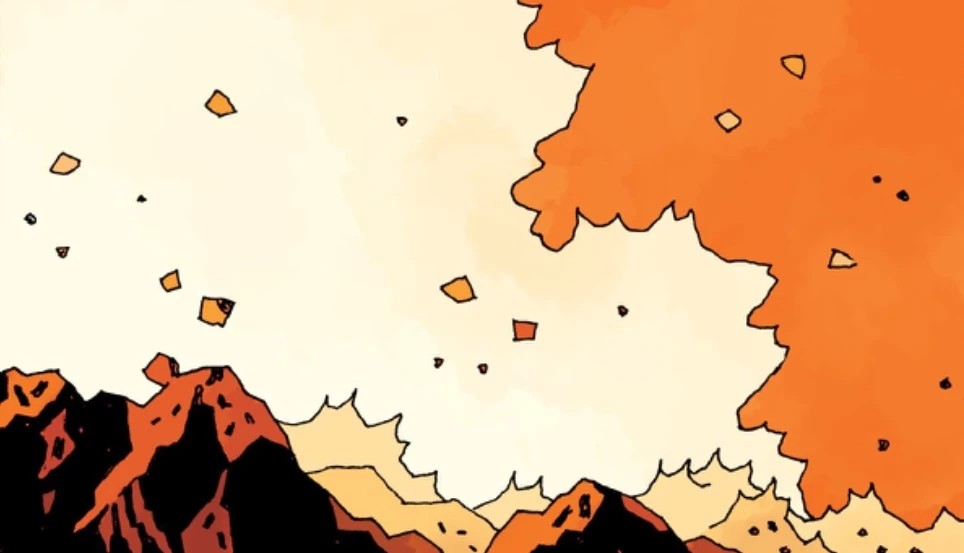 Liz Sherman igintes, beginning the end.