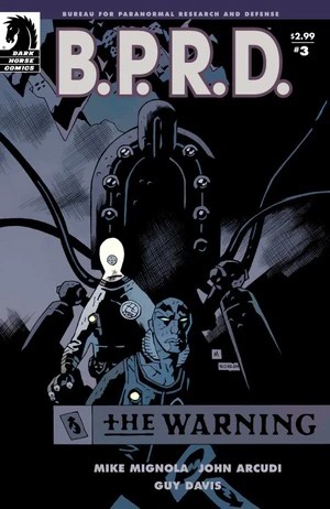B.P.R.D.: The Warning #3 (inking Mike Mignola)