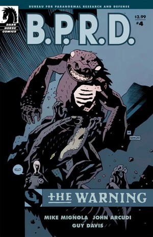 B.P.R.D.: The Warning #4 (inking Mike Mignola)