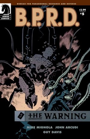 B.P.R.D.: The Warning #5 (inking Mike Mignola)